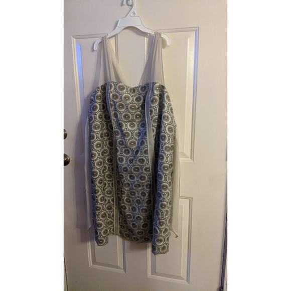 Isabel Toledo for Lane Bryant Linen Blend Sheath Dress, 18, Tan/beige, Boho - Picture 1 of 13